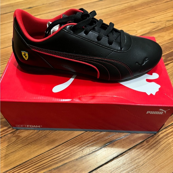 Puma for Ferrari Neo Cat trainers in black - Picture 7 of 8